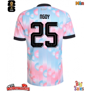 Belgium Nathan Ngoy #25 Replica Away Stadium Shirt World Cup 2026 Short Sleeve